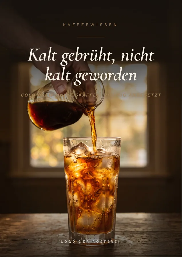 Cover: Kalt gebrüht, nicht kalt geworden