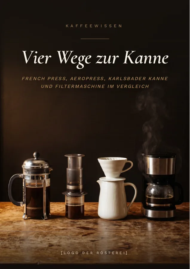 Cover: Vier Wege zur Kanne