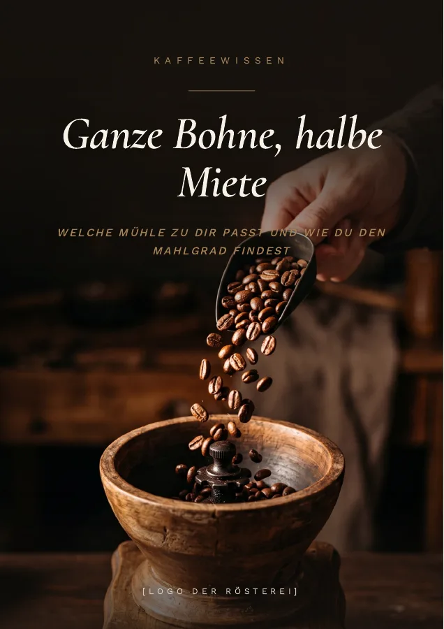 Cover: Ganze Bohne, halbe Miete