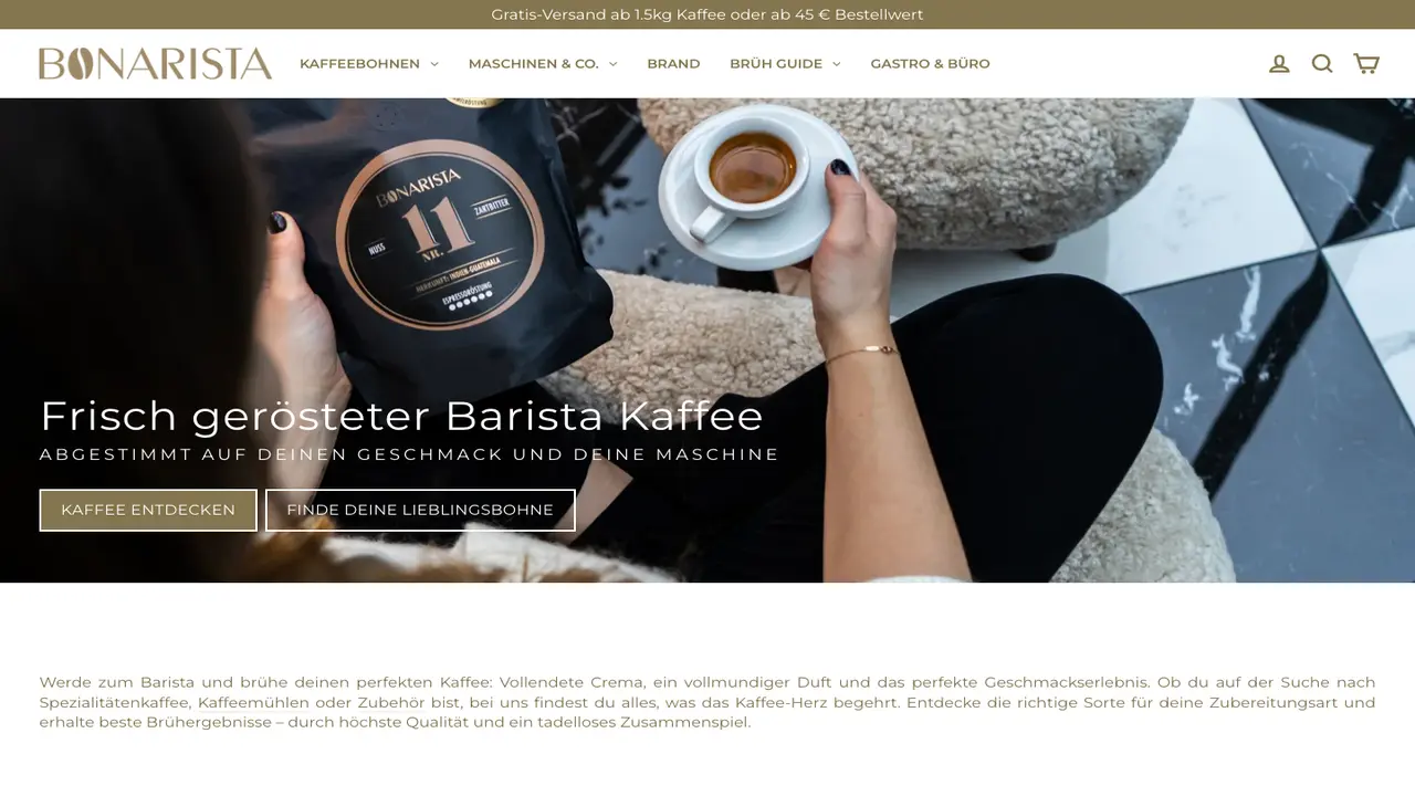 Website der BONARISTA