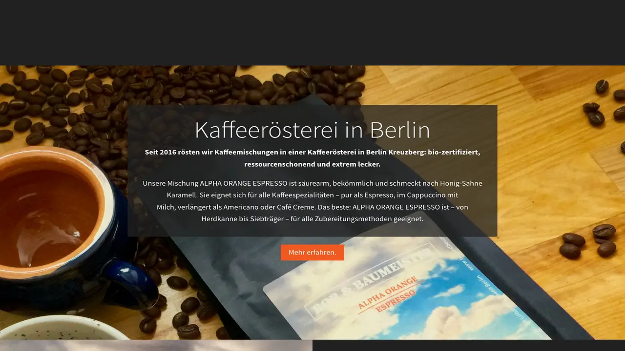 Website der Bor & Baumeister UG (haftungsbeschränkt)