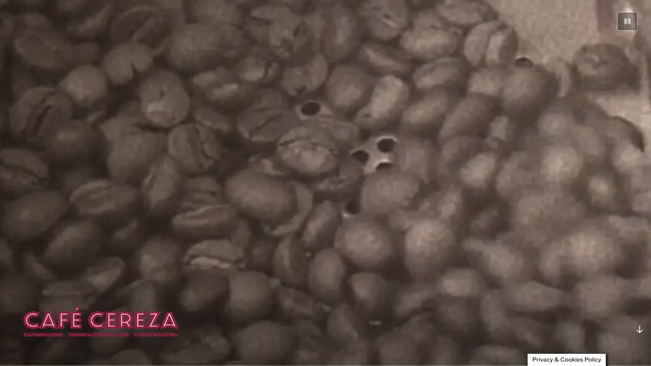 Website der Café Cereza GmbH
