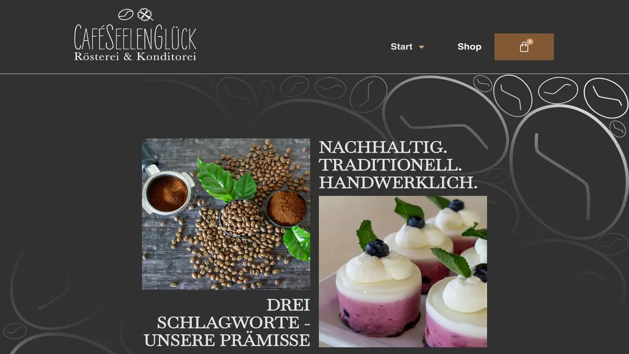 Website der Café SeelenGlück