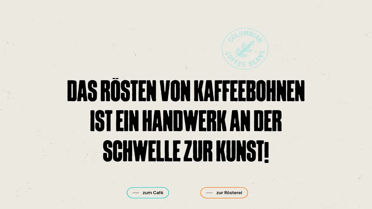 Website der cafeto Rösterei & Café