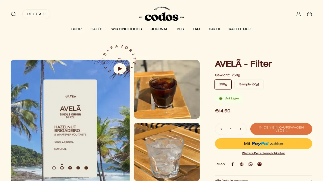 Website der CODOS
