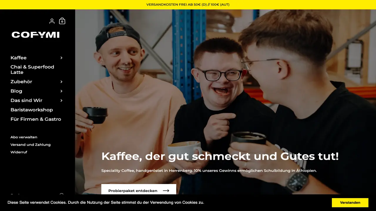 Website der COFYMI