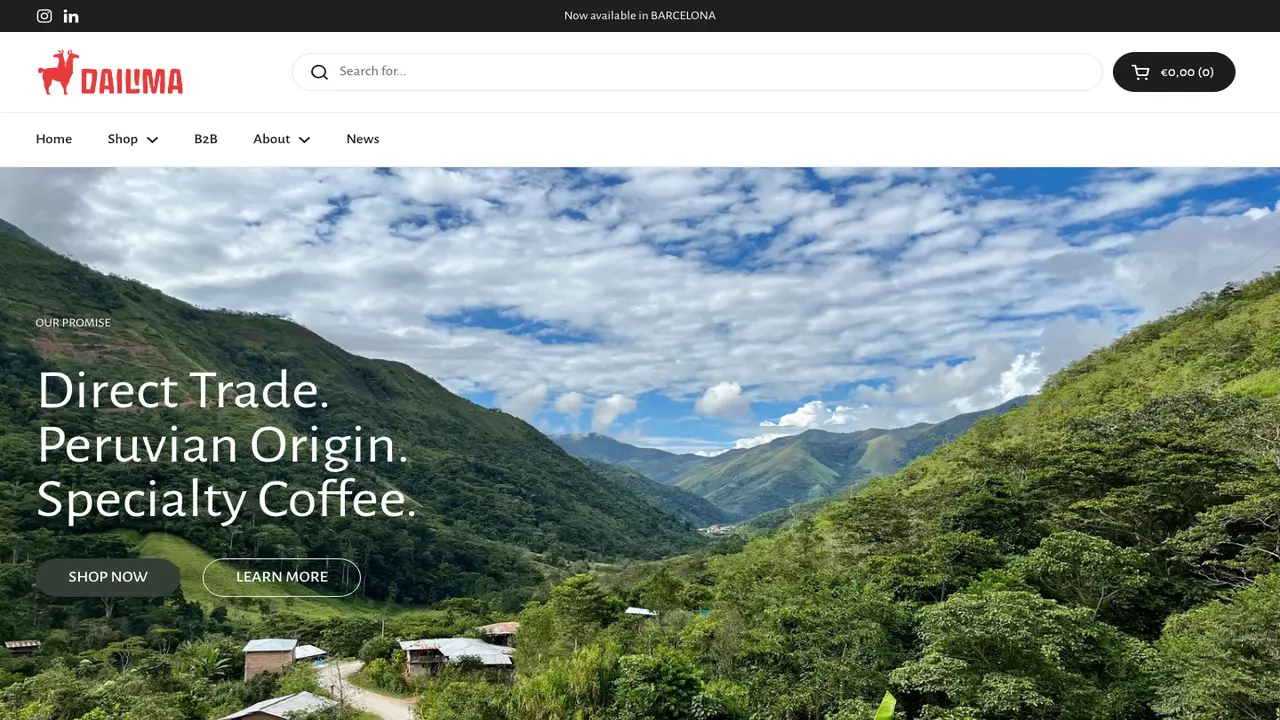 Website der Dailima