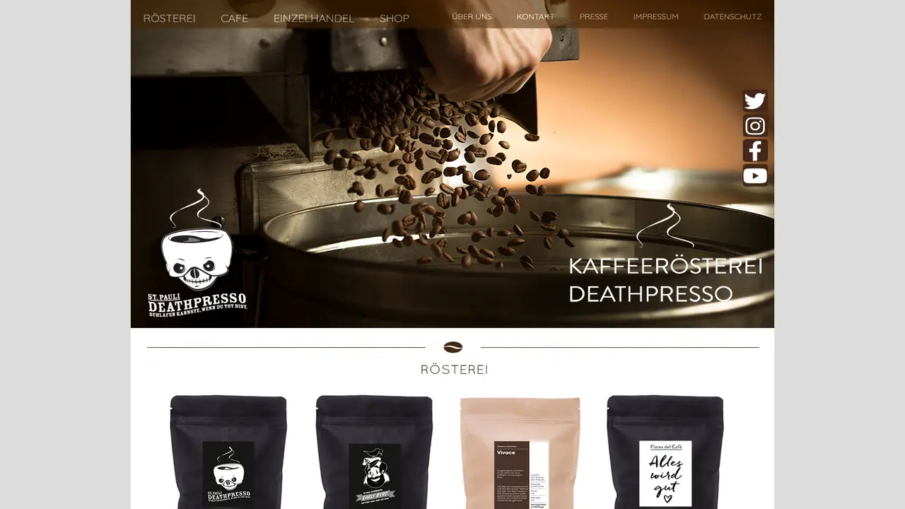 Website der Death presso