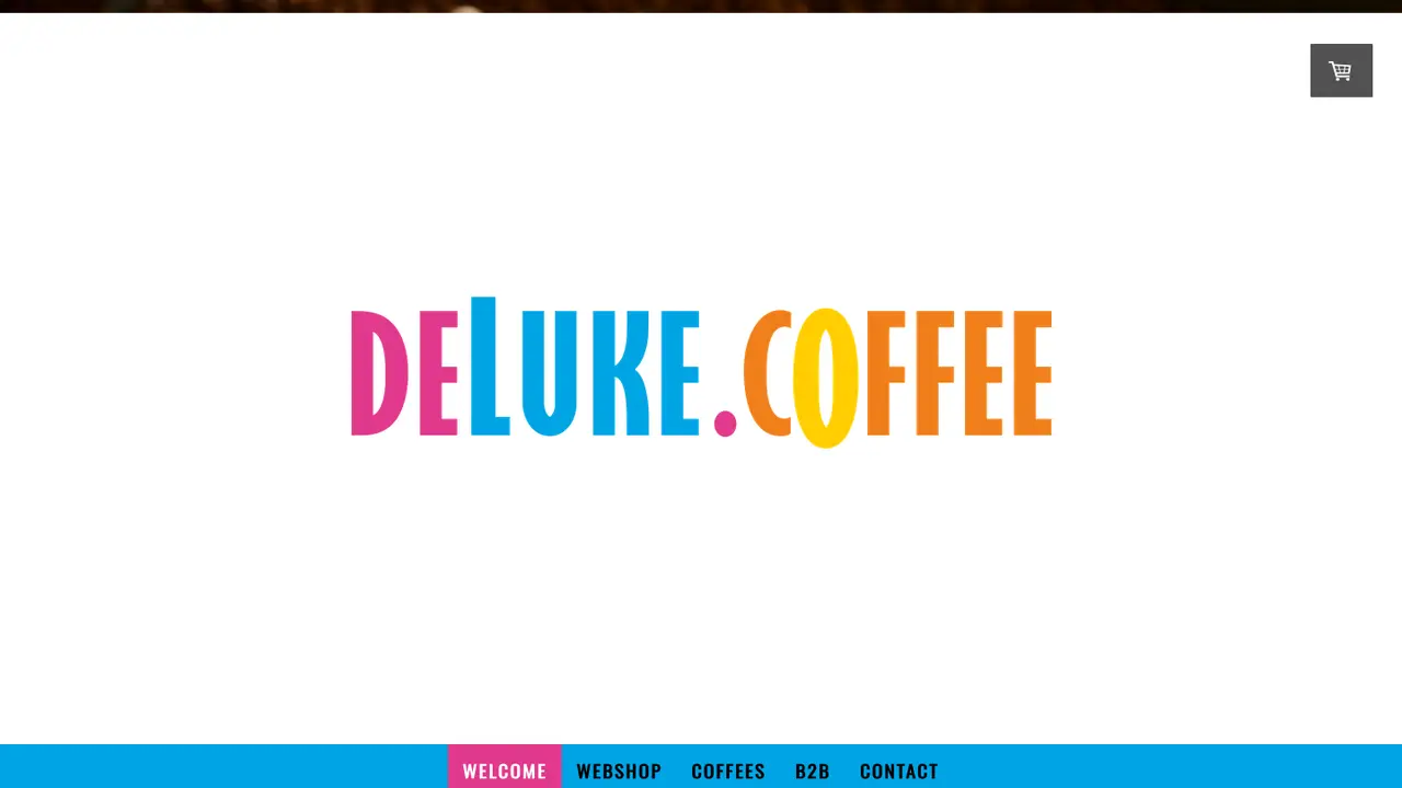 Website der DELUKE COFFEE
