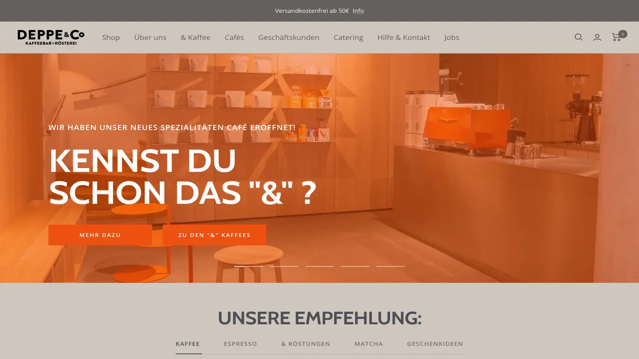Website der Deppe & Co