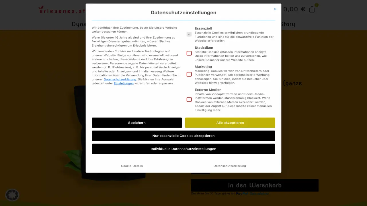 Website der Dresdner Espresso
