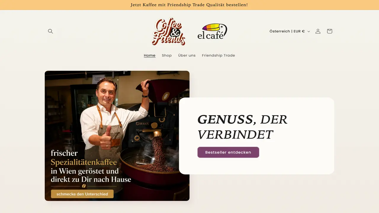 Website der el café