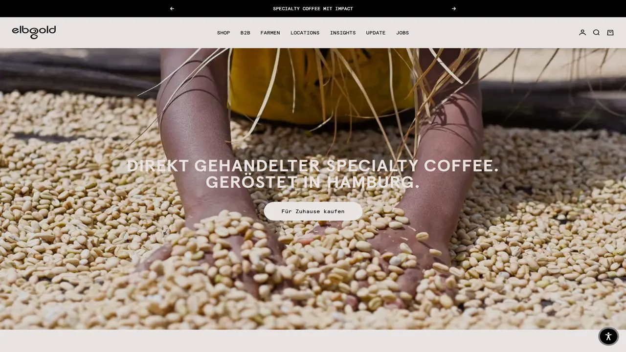 Website der elbgold