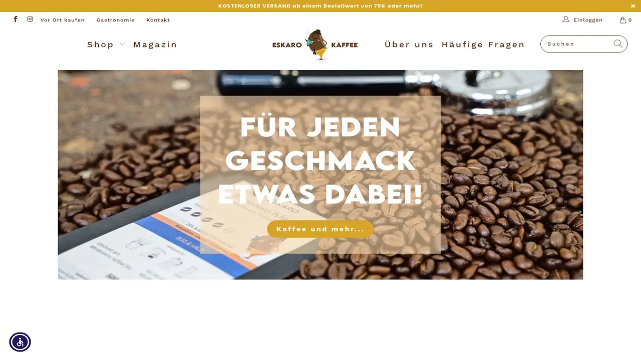 Website der Eskaro