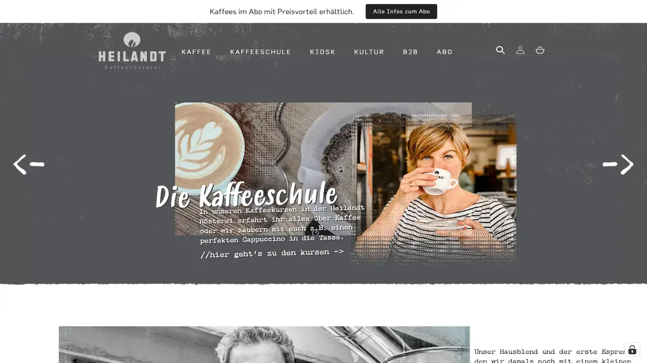 Website der HEILANDT