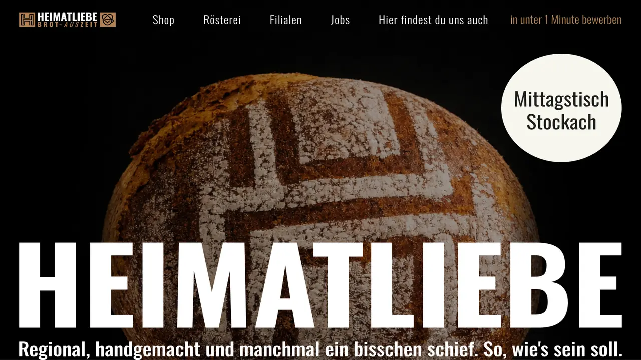 Website der Heimatliebe-Bodensee GmbH