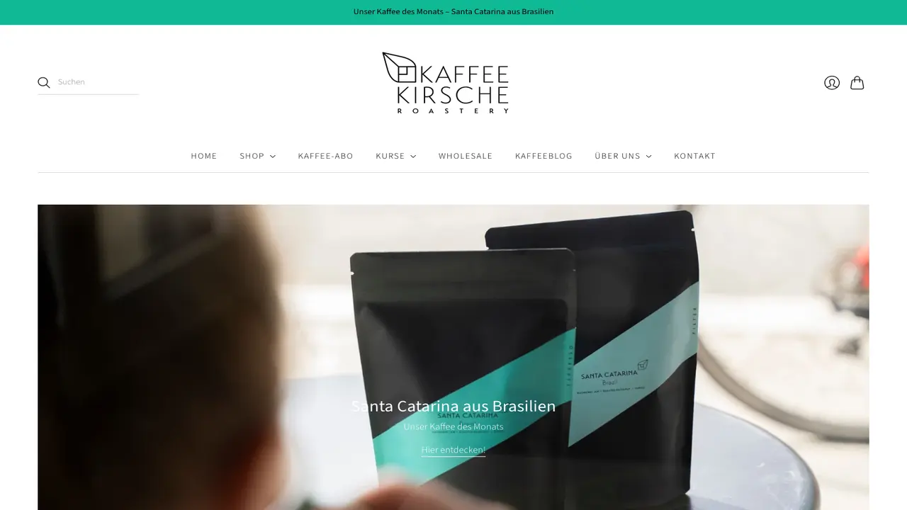 Website der Kaffeekirsche