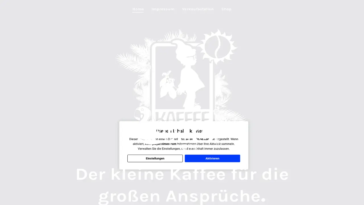 Website der Kaffeezwerg