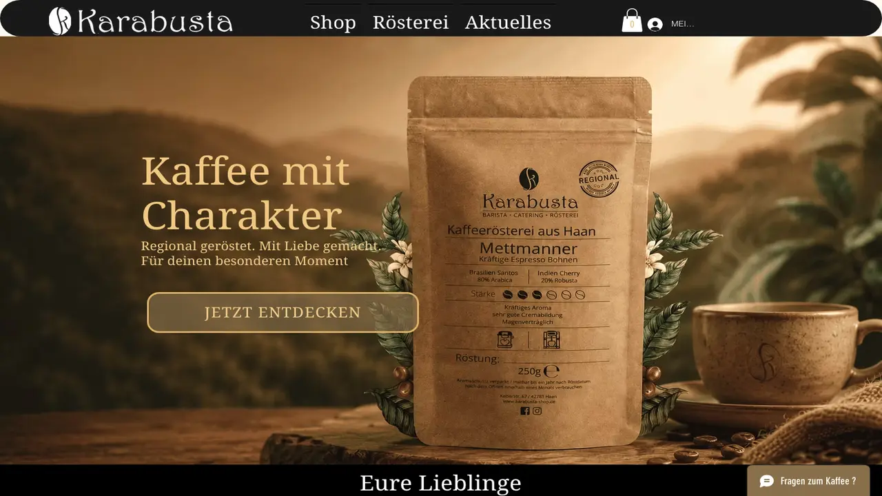 Website der Karabusta