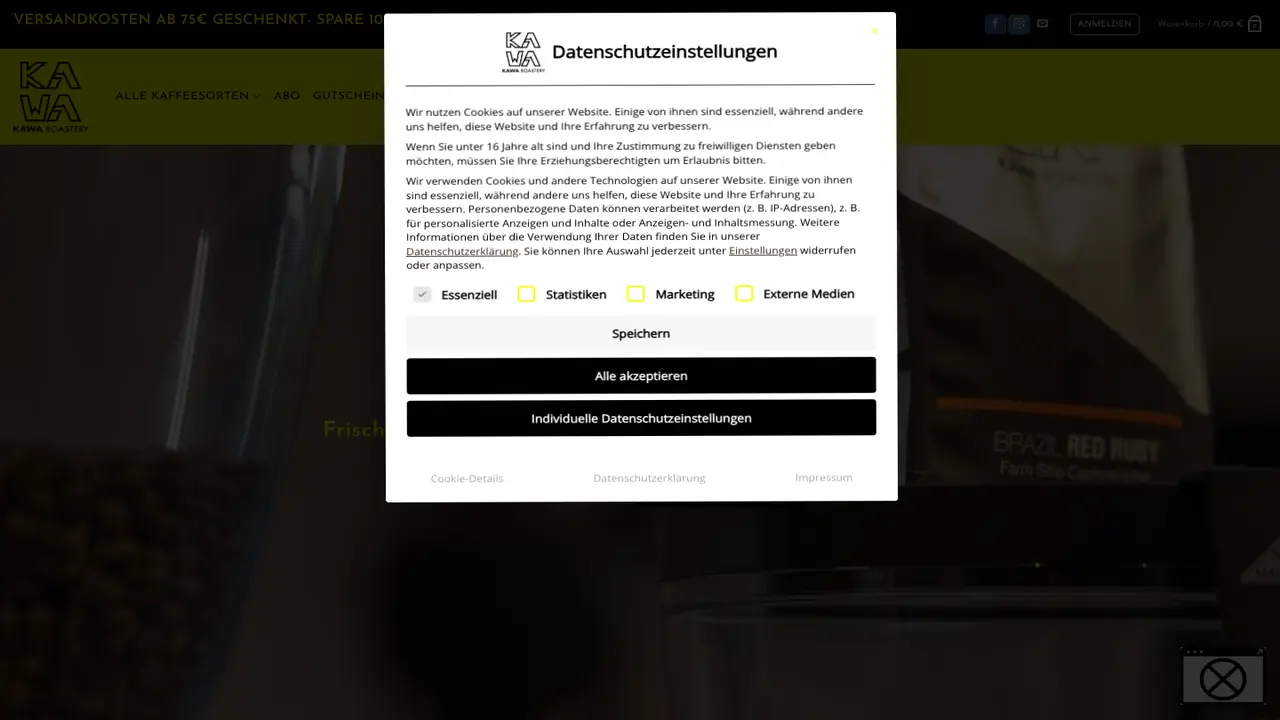 Website der KAWA