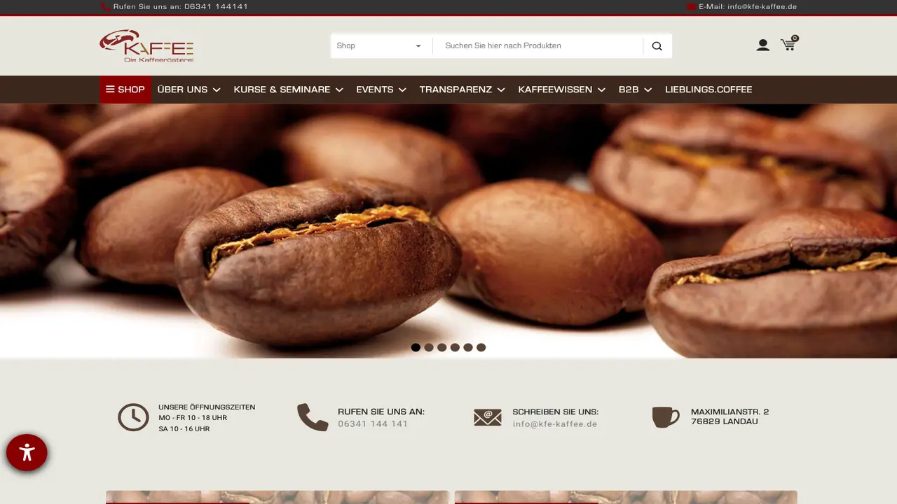 Website der KFE