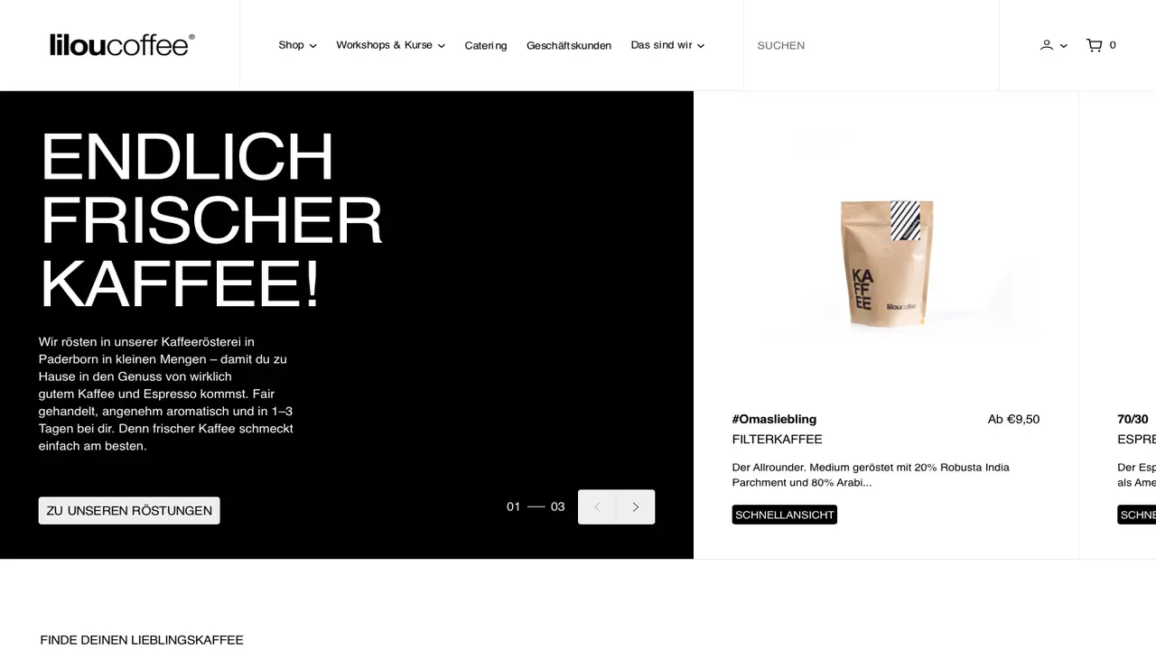 Website der liloucoffee