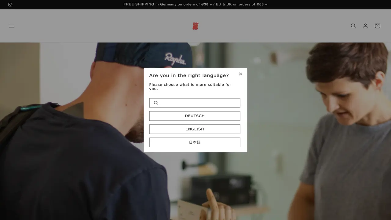 Website der Lucky Cat Coffee Roasters
