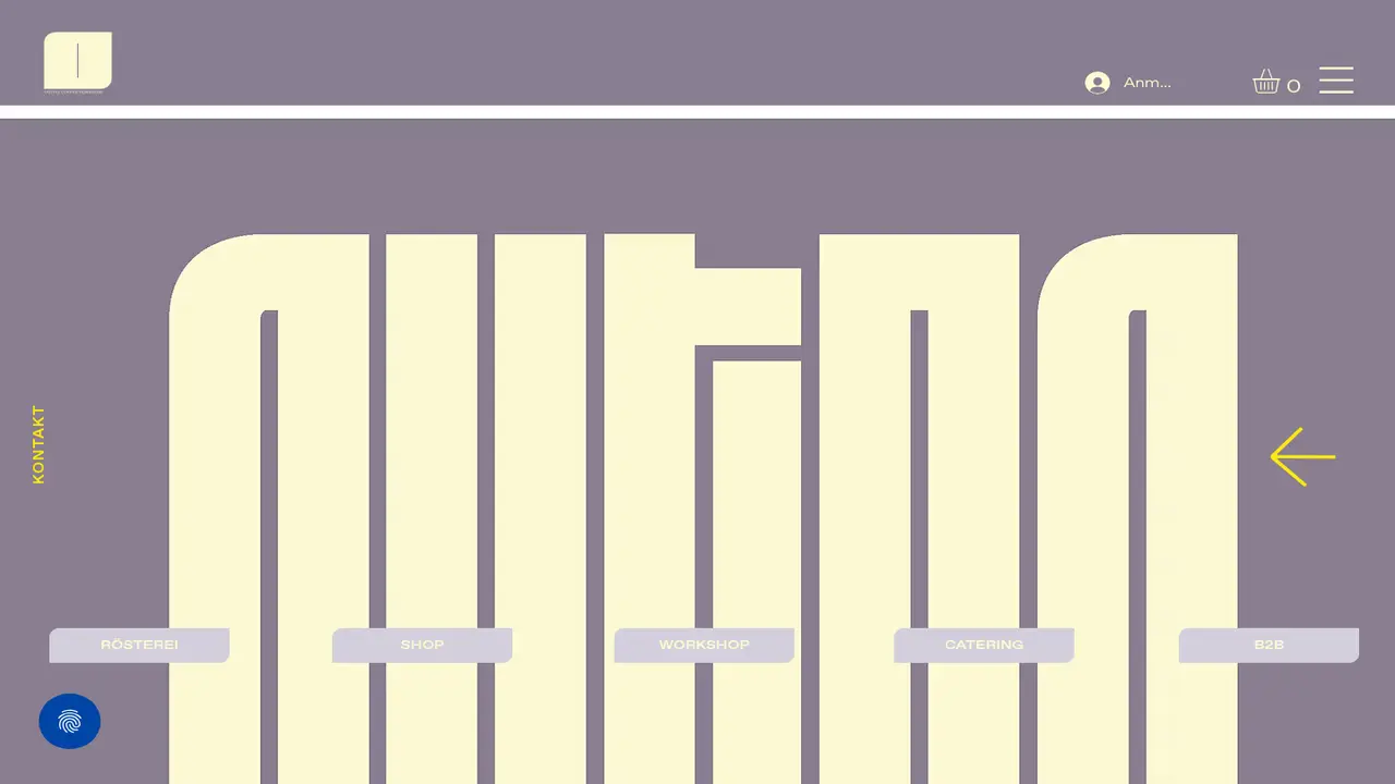 Website der Outro Coffee Roasters