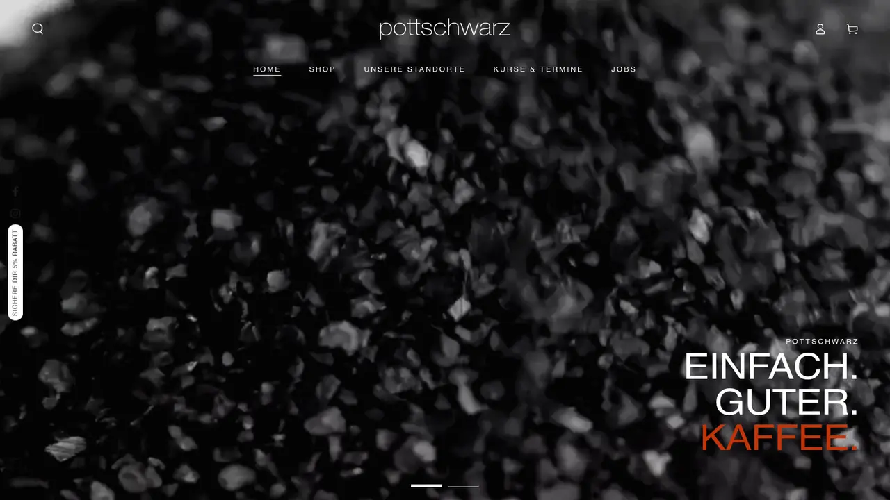 Website der pottschwarz