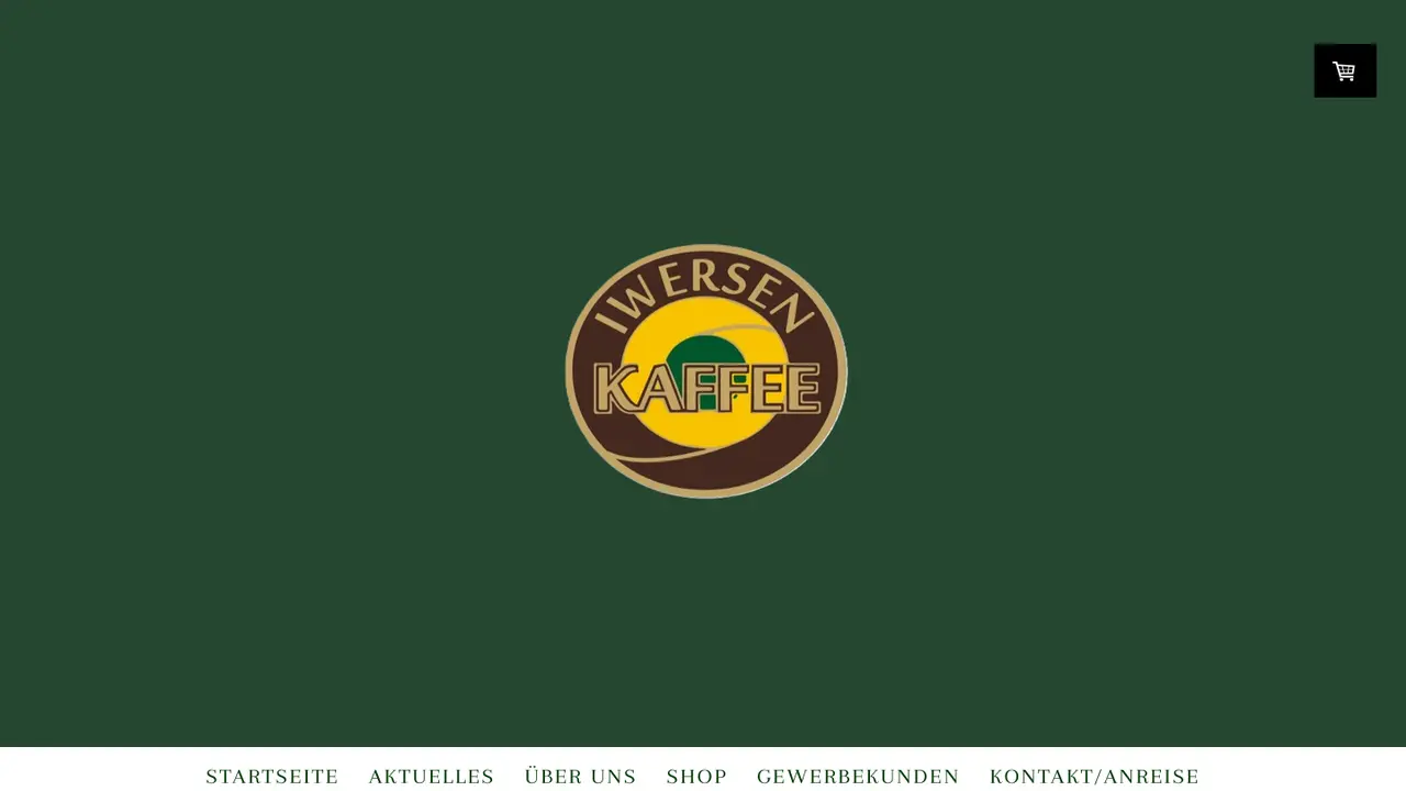 Website der Rösterei am Fleth