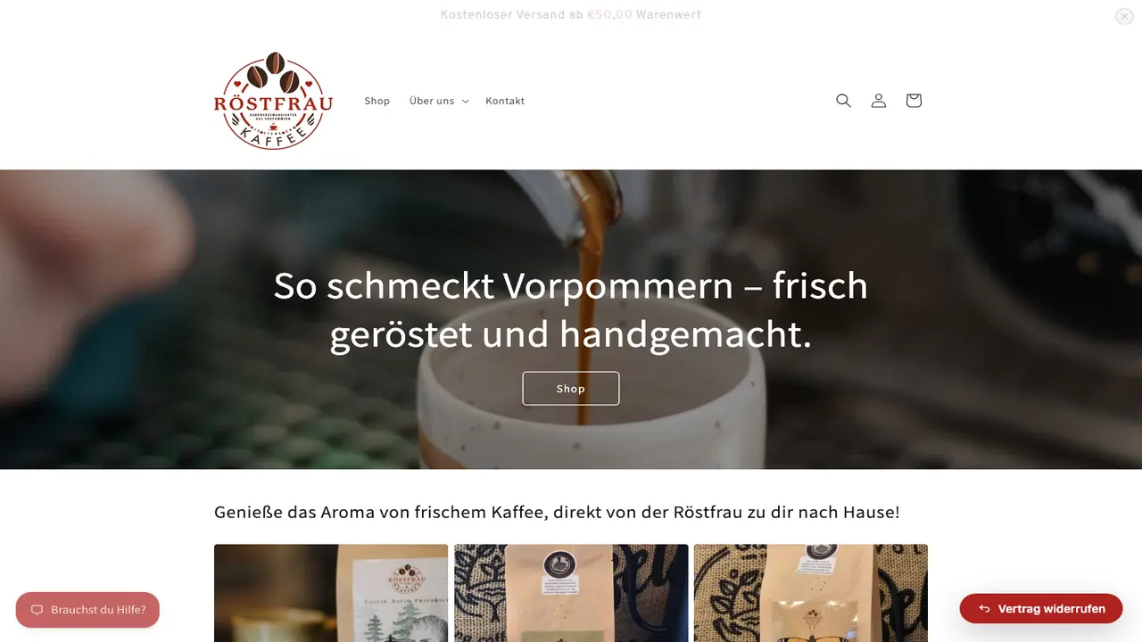 Website der Röstfrau.de