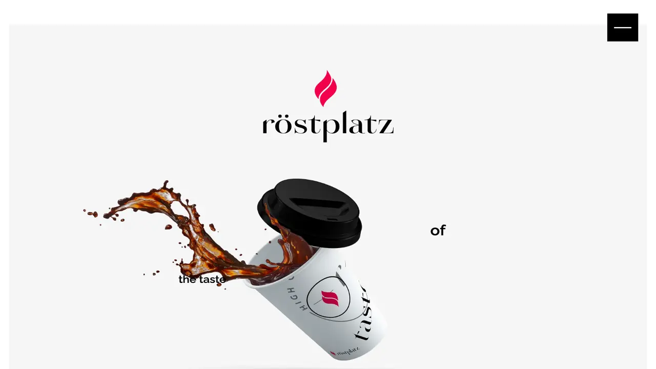 Website der Röstplatz GmbH