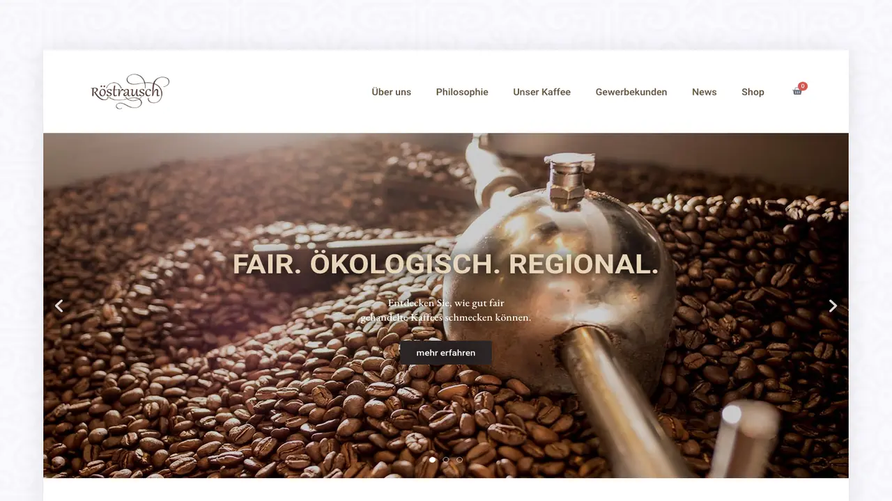 Website der Röstrausch