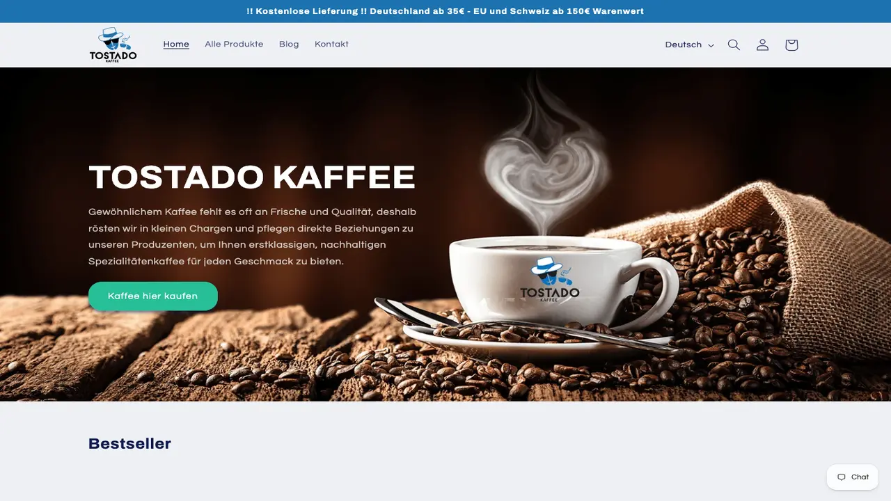 Website der Tostado