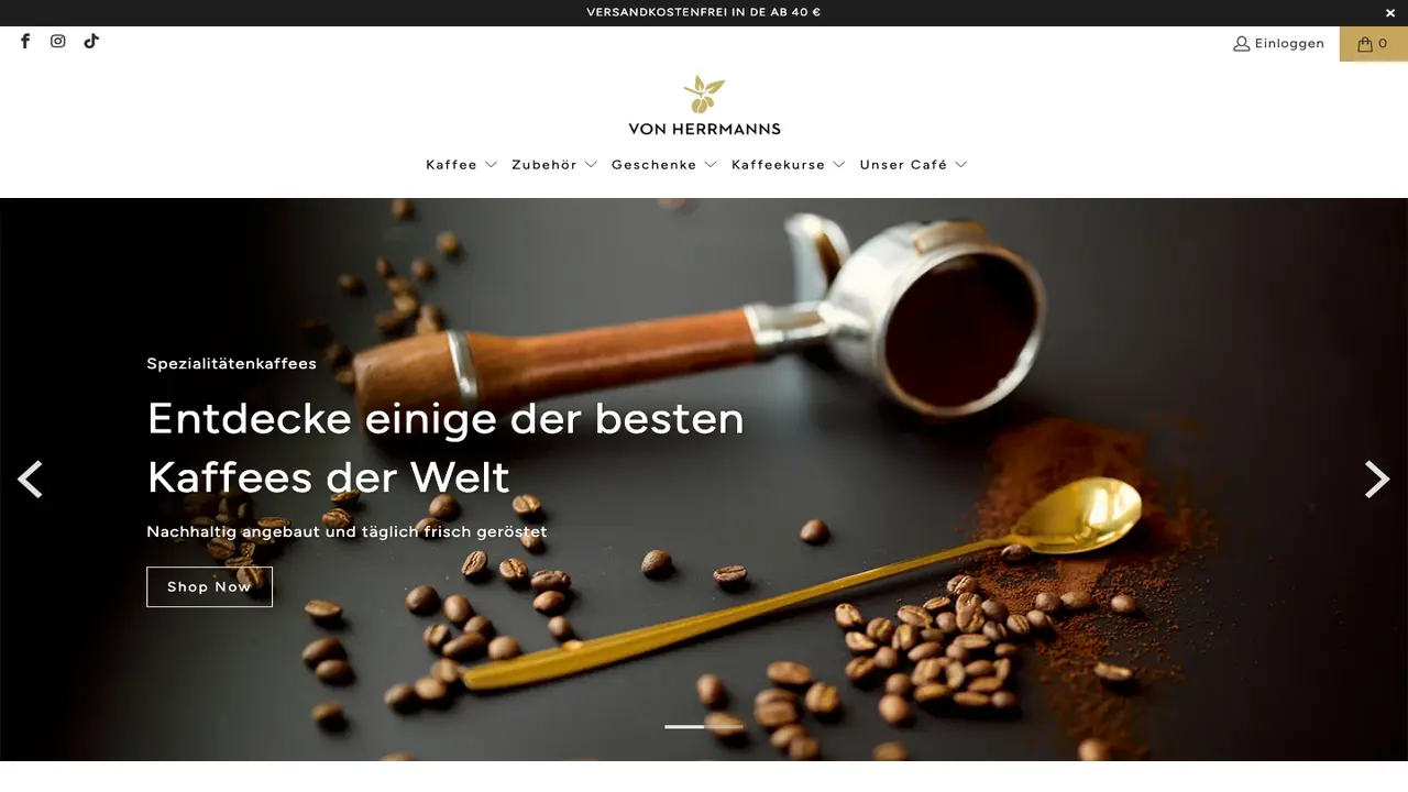Website der VON HERRMANNS