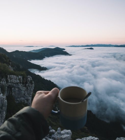 Coffee in the clouds.