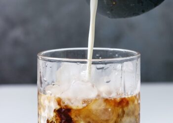 Iced coffee cocktail