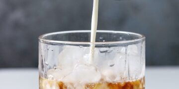 Iced coffee cocktail