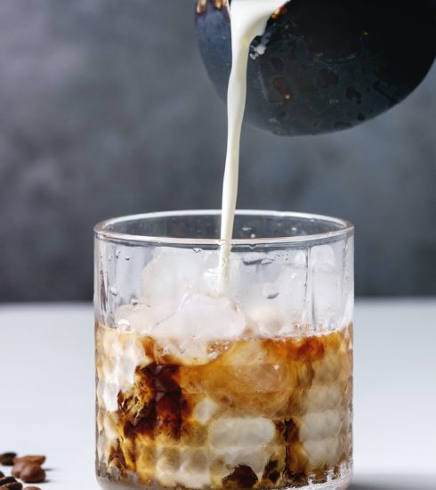 Iced coffee cocktail
