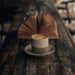 cup of coffee and book