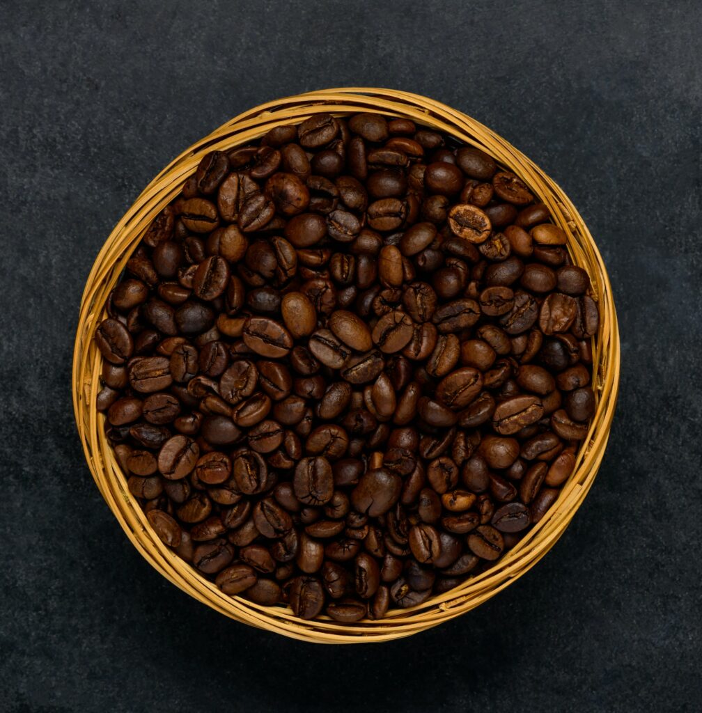 Brown Roasted Coffee Beans