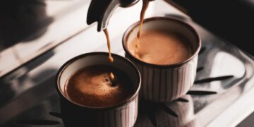 Espresso with the portafilter