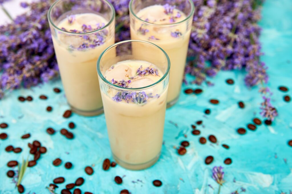 Lavender latte