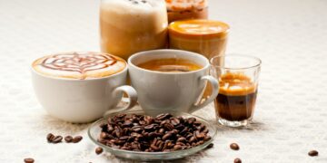 selection of different coffee type