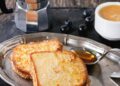 Toasts with espresso