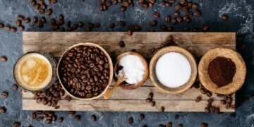 Bulletproof coffee with coconuts