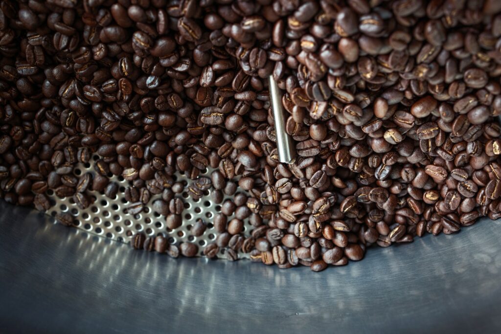 roasting coffee bean process
