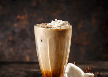 Tasty coconut coffee