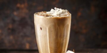 Tasty coconut coffee