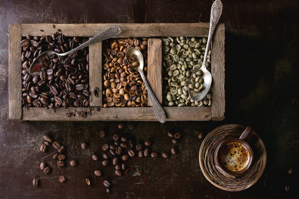 Variation of coffee beans